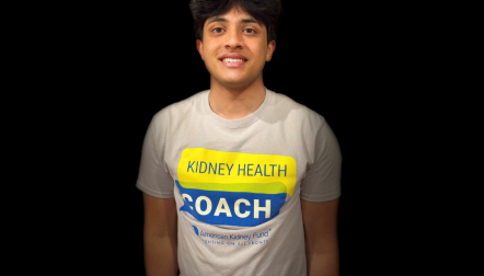 young man kidney health coach smiling 