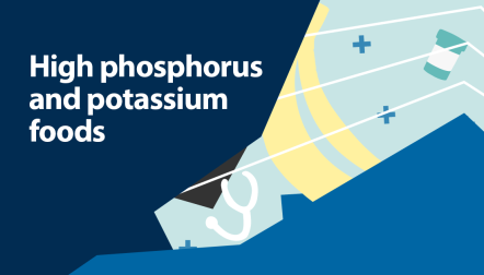 High phosphorus and potassium foods