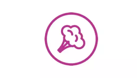 Icon with broccoli