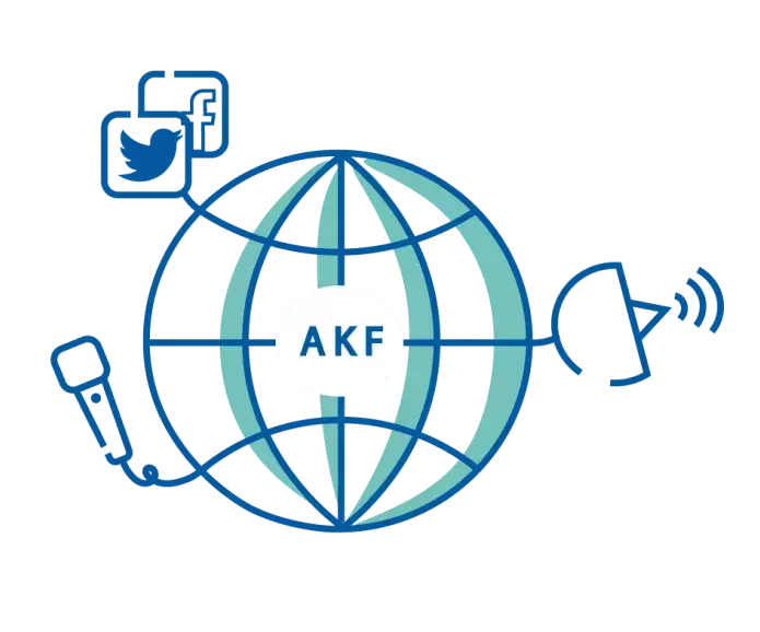 AKP labeled sphere and social media