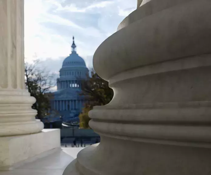 view of capitol from supreme court