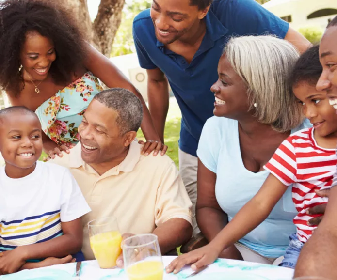 A generation of Black family members