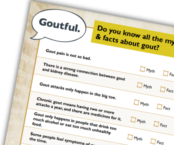 gout myths & facts quiz