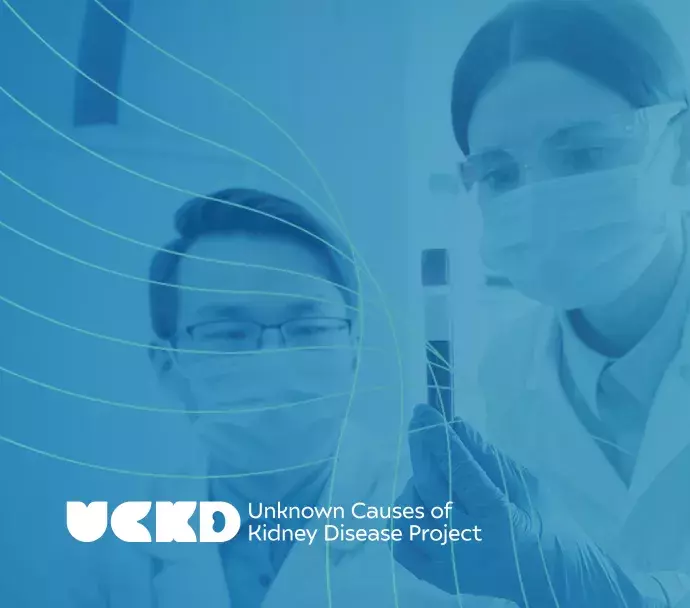 Researchers with UCKD logo