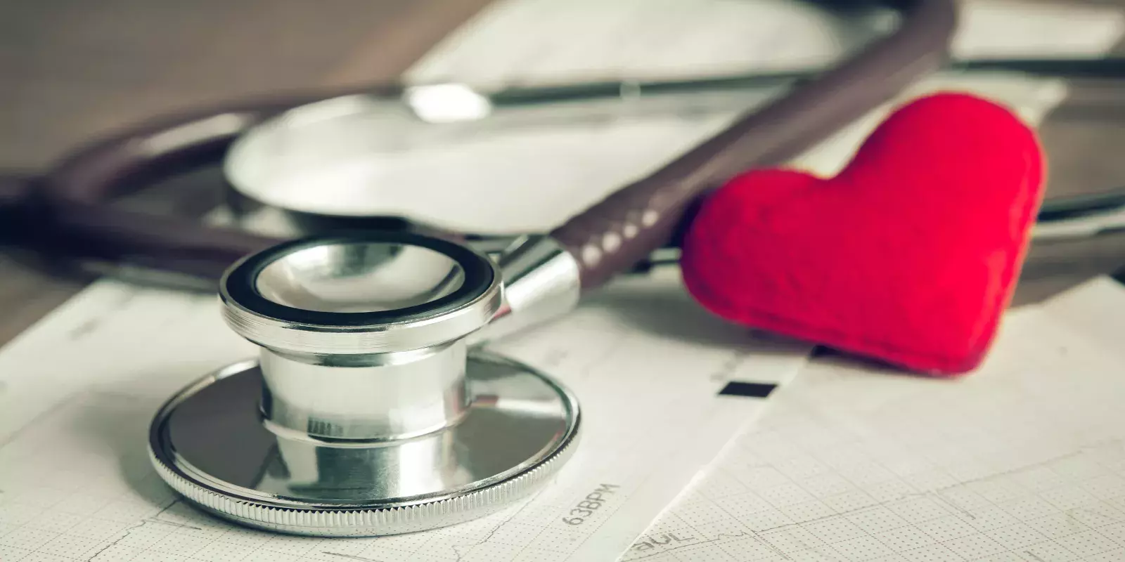 red heart stethoscope