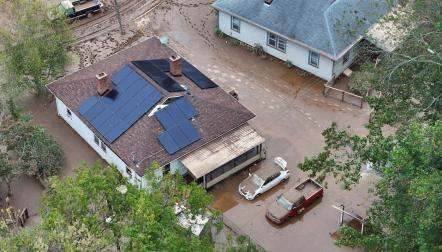 Flooding during Hurricane Helene