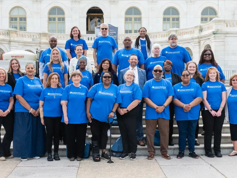 AKF Ambassadors in front of the Capitol - 2023